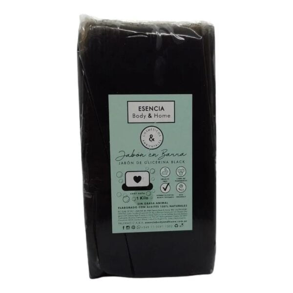 Jabón En Barra Black 1 kilo