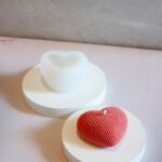 Molde Silicona Corazón Tramado