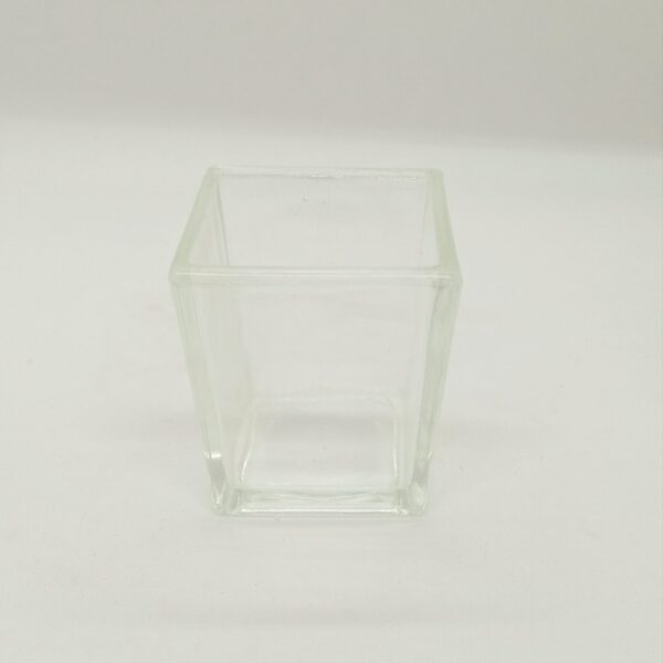 Envase de vidrio cuadrado 5x5 cm