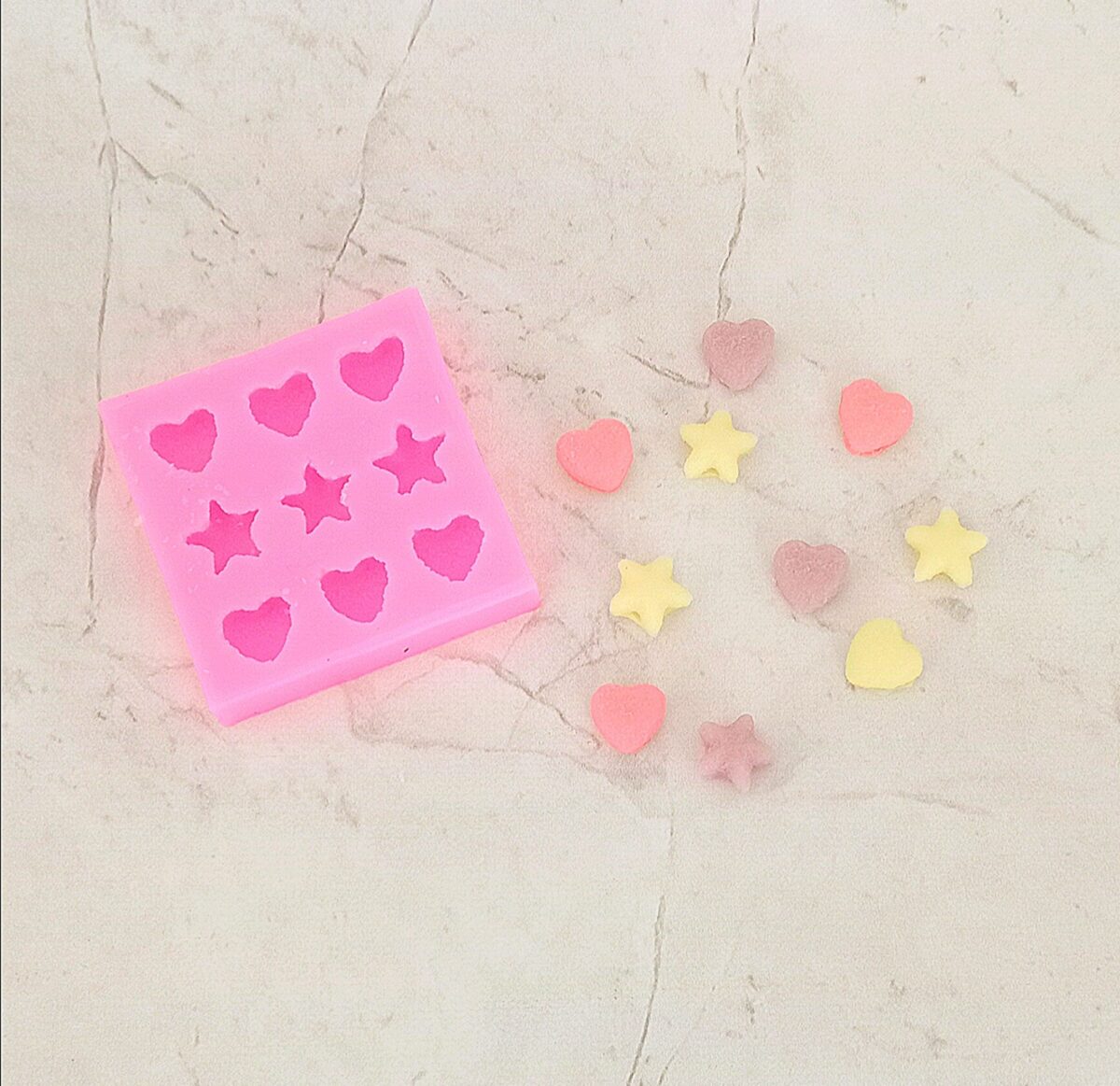 Molde Estrellitas y Corazones - Image 1