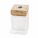 Frasco Difusor Vidrio Cuadrado Satin Zeus 200ml.